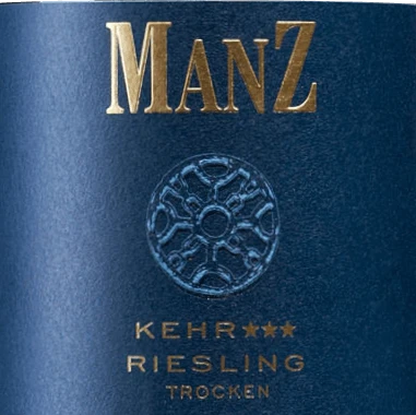 Weinolsheimer Kehr *** Riesling Trocken - Weingut Manz 2 Weinolsheimer Kehr *** Riesling Trocken - Weingut Manz