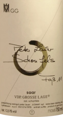 Ayl Schonfels Riesling GG Fass 11 Trocken - Peter Lauer -Getränke Verkäufe 2024 520806 label 800x800