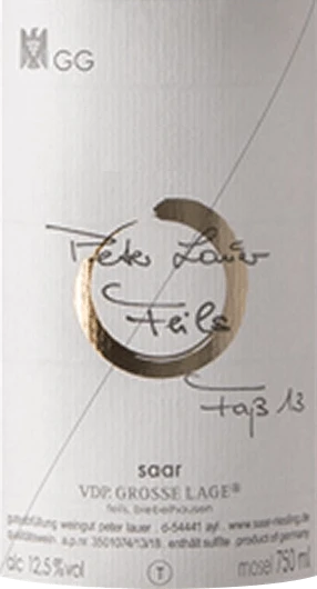 Schoden Saarfeilser Riesling GG Fass 13 Trocken - Peter Lauer 3 Schoden Saarfeilser Riesling GG Fass 13 Trocken - Peter Lauer