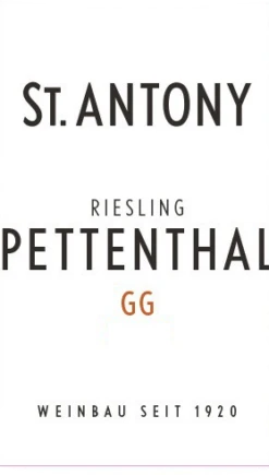 Nierstein Pettenthal Riesling GG Trocken - St. Antony