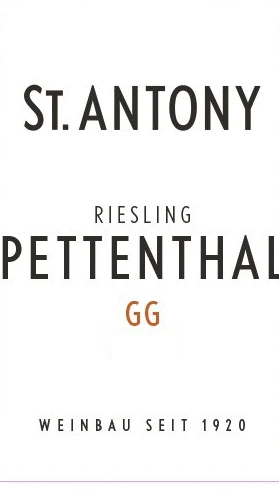 Nierstein Pettenthal Riesling GG Trocken - St. Antony 3 Nierstein Pettenthal Riesling GG Trocken - St. Antony