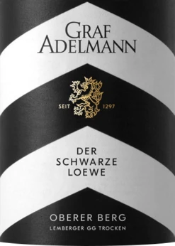 Der Schwarze Löwe Lemberger GG Trocken 2018 - Graf Adelmann -Getränke Verkäufe 2024 586100 label 800x800