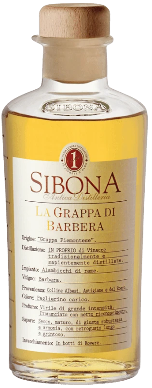 La Grappa Di Barbera Linea Graduata - Sibona 2 La Grappa Di Barbera Linea Graduata - Sibona