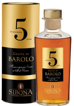 La Grappa Di Barolo Riserva 5 Anni - Linea Graduata - Sibona