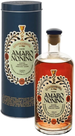 Amaro In Geschenk-Zylinder Quintessentia Di Erbe - Nonino Distillatori