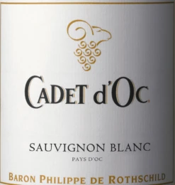 Cadet D'Oc Sauvignon Blanc - Baron Phillippe De Rothschild
