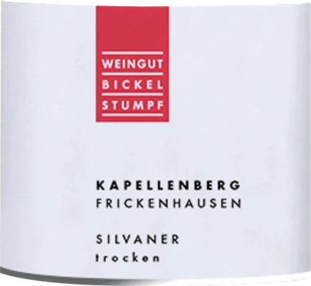 Frickenhäuser Kapellenberg Silvaner - Bickel-Stumpf 3 Frickenhäuser Kapellenberg Silvaner - Bickel-Stumpf