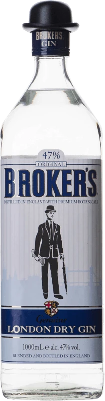 Broker's Dry Gin 47% Vol 1,0 L - Broker's