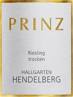 Hendelberg Erste Lage Riesling Trocken - Weingut Prinz