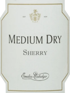 Medium Dry Sherry - Emilio Hidalgo