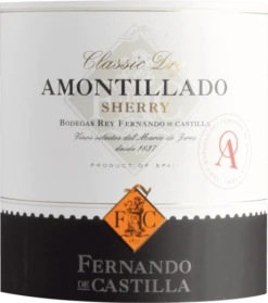 Sherry Amontillado Classic Jerez DO - Fernando De Castilla