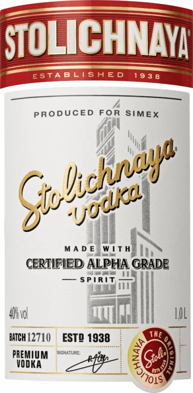 Vodka 1 L - Stolichnaya 4 Vodka 1 L - Stolichnaya – Bild 2